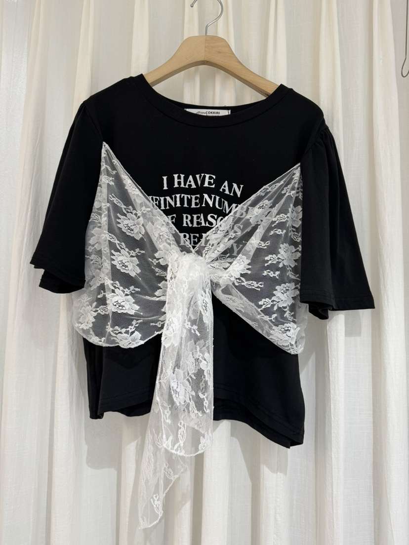 COKKIRI韓國東大門代購女士新品推薦人氣休閑職業T恤蕾絲COKKIRIT恤