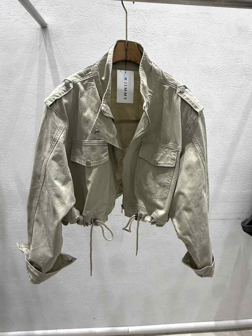 JIMMY韓國東大門直郵女裝新款時尚人氣休閑熱賣推薦夾克口袋JIMMY/REMAKE夾克