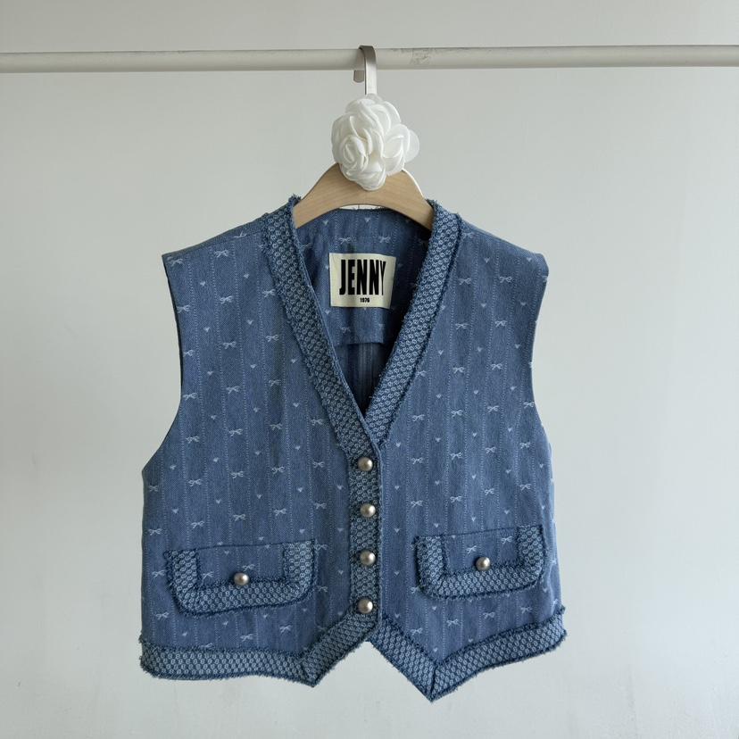 JENNY 1976韓國直郵女士新款時尚26春夏熱賣職業人氣馬甲JENNY 1976馬甲