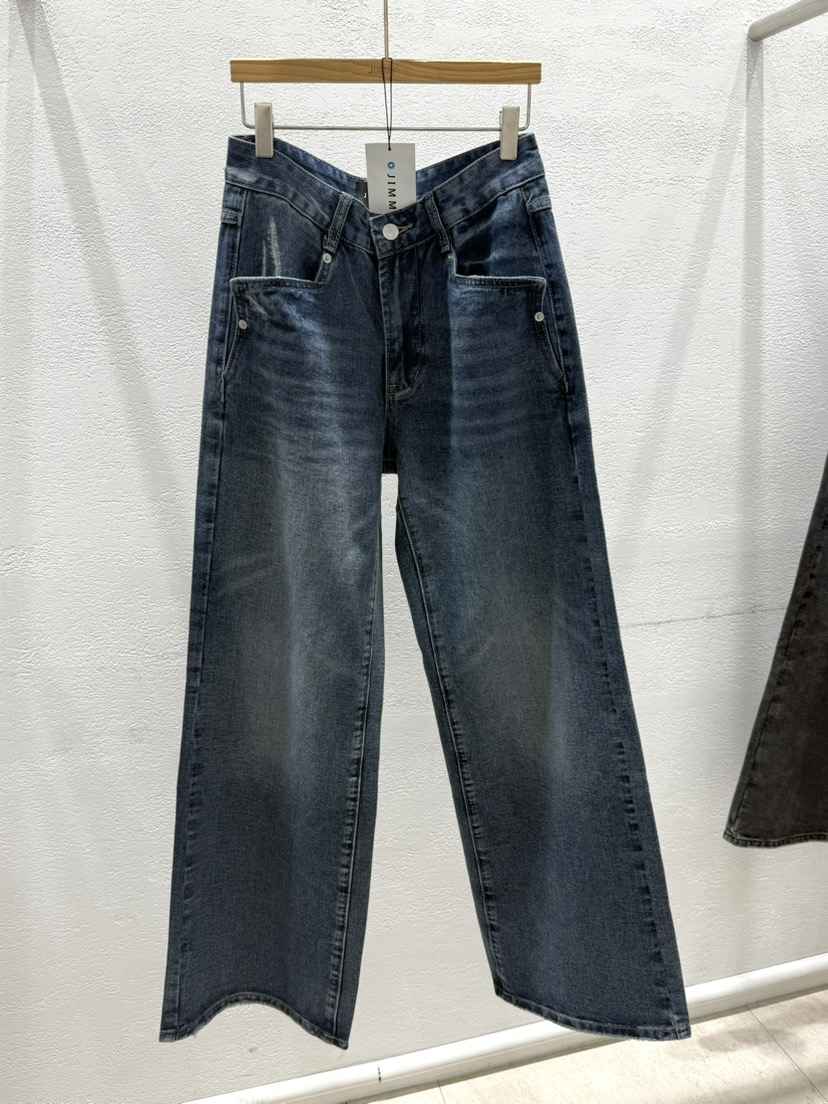 JIMMY韓國東大門直郵女士新款人氣推薦熱賣職業牛仔褲破洞JIMMY/REMAKE牛仔褲