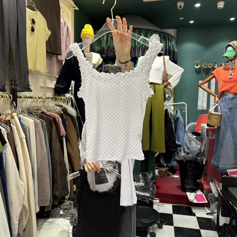 3COLOR韓國東大門直郵女裝新款人氣吊帶背心不含內搭Three color吊帶/背心