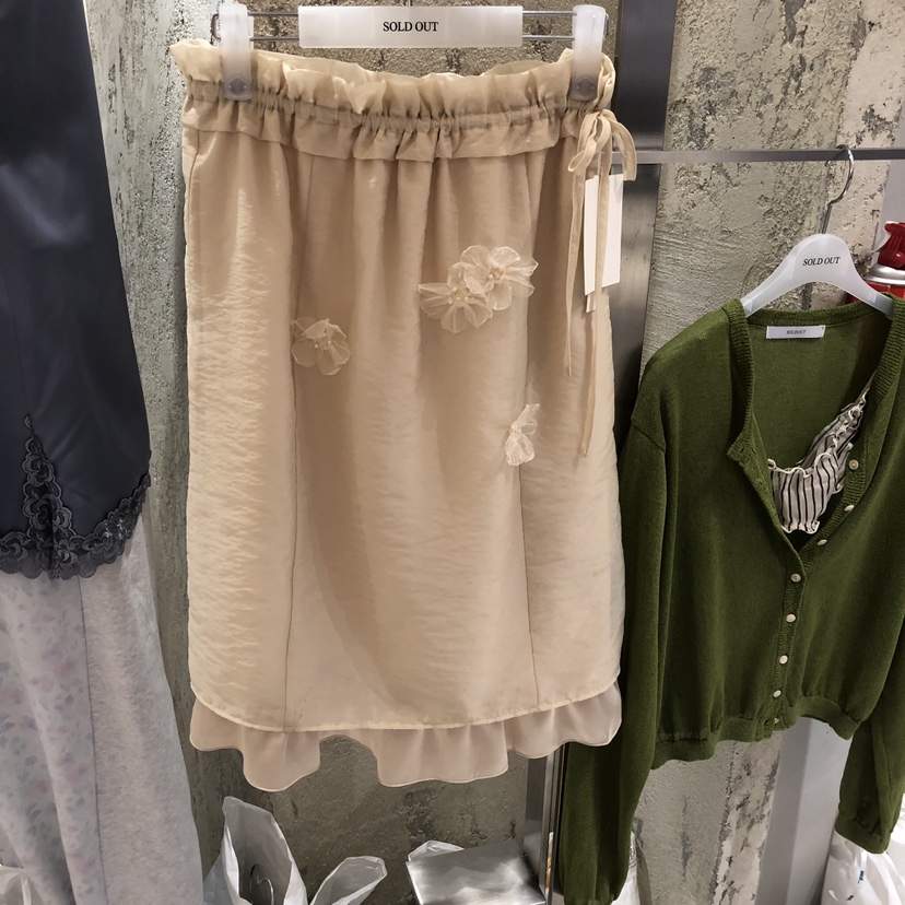 SOLD OUT韓國直郵女裝新款時尚推薦26春夏休閑半身裙中短裙SOLD OUT半身裙/中短裙