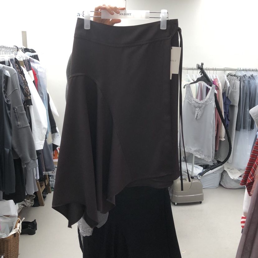 SOLD OUT韓國直郵女士新款26春夏休閑半身裙中短裙裹身裙SOLD OUT半身裙/中短裙