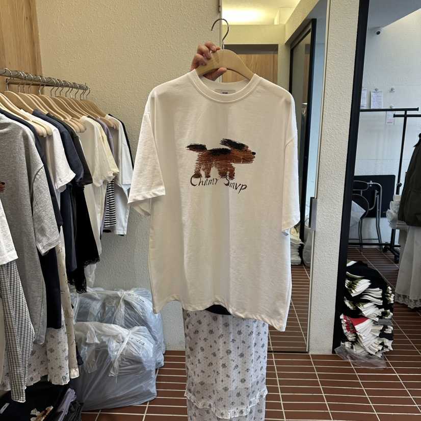 CHOI-L韓國代購女裝新款26春夏時尚人氣休閑推薦真品T恤CHOIT恤