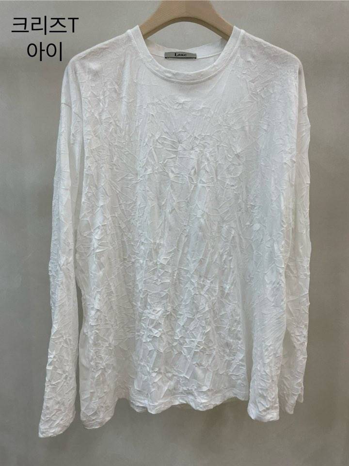 KONI/LAKE-A東大門代購女裝新品推薦真品人氣長袖T恤褶皺KONI/LAKE-A長袖T恤