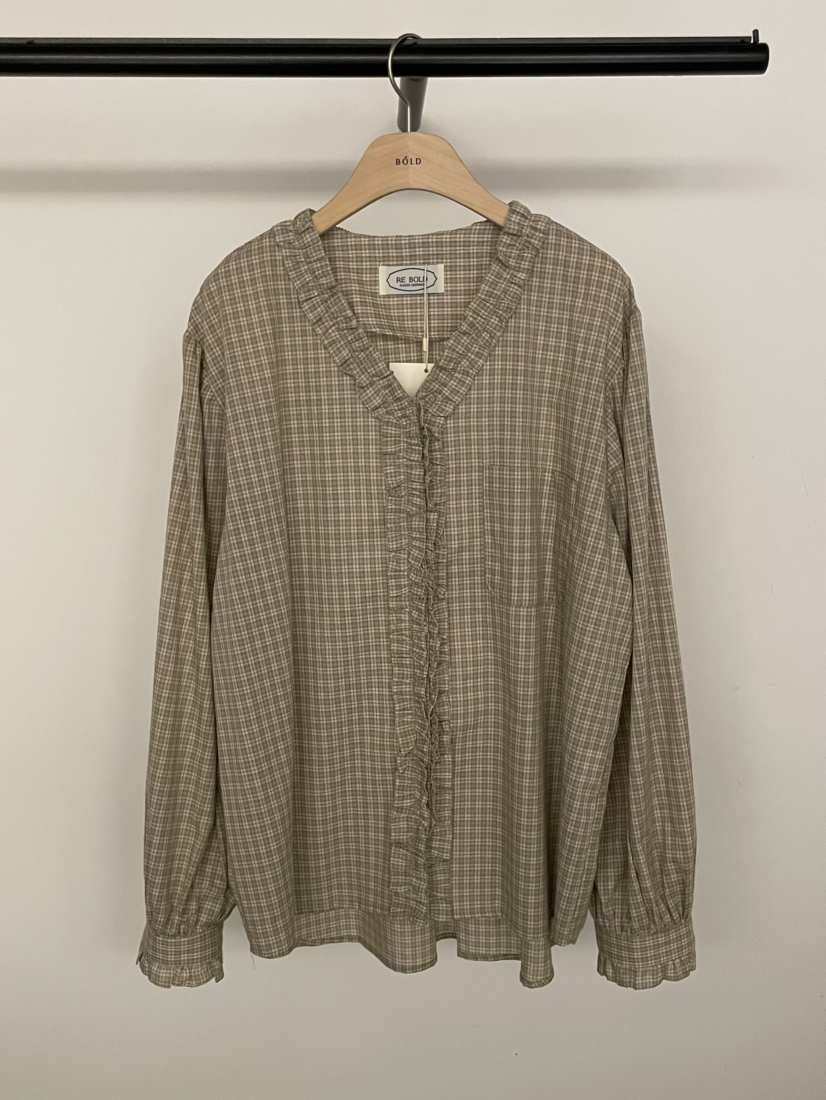 BOLD-A韓國東大門直郵女士新款時尚26春夏人氣襯衫蕾絲衫RE BOLD襯衫/蕾絲衫