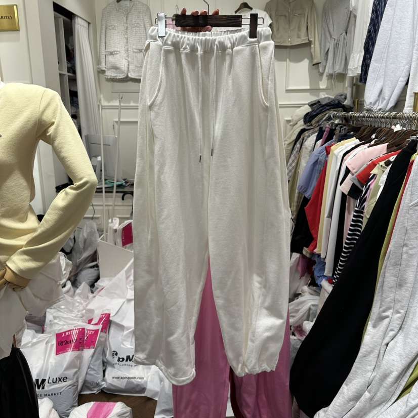 J.RITZY韓國直郵實拍女裝新品26春夏熱賣時尚休閑褲褶皺J.RITZY休閑褲