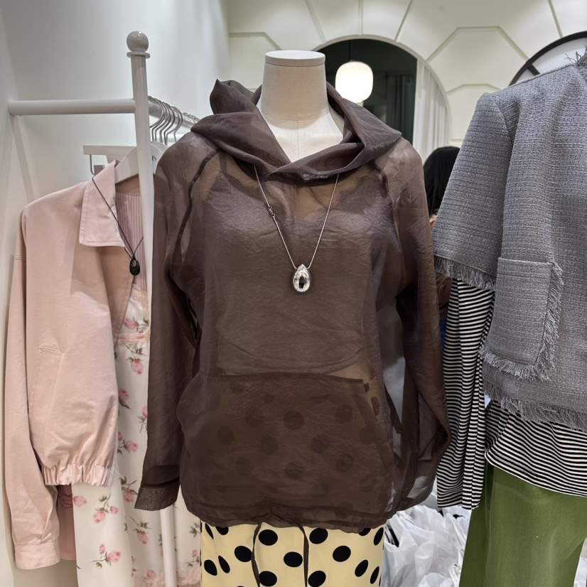 EGG IS東大門直郵女裝新款時尚職業推薦真品26春夏襯衫蕾絲衫EGG IS襯衫/蕾絲衫