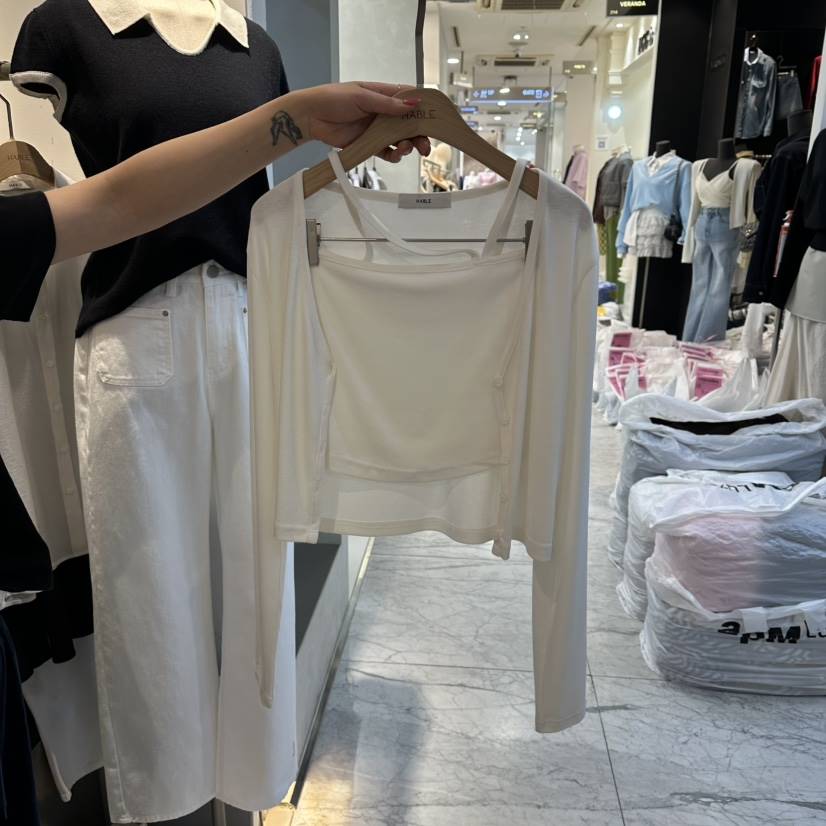 HABLE韓國東大門代購女士新款26春夏時尚人氣熱賣套裝兩件套HABLE套裝