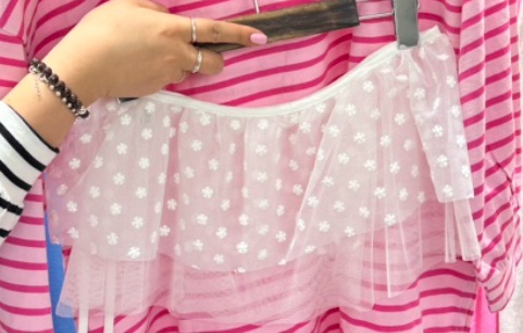 J.RITZY東大門直郵女裝新款26春夏熱賣真品職業短裙花朵J.RITZY短裙