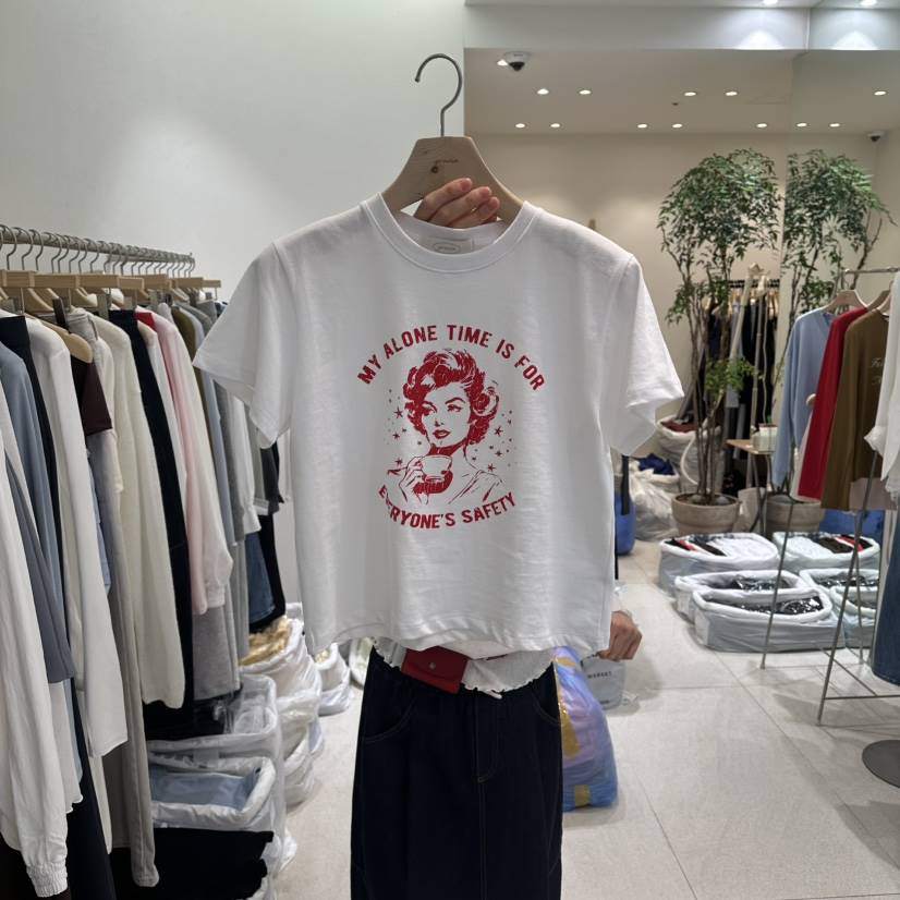 GRACIA韓國東大門直郵女士新款人氣26春夏熱賣休閑推薦T恤GRACIAT恤