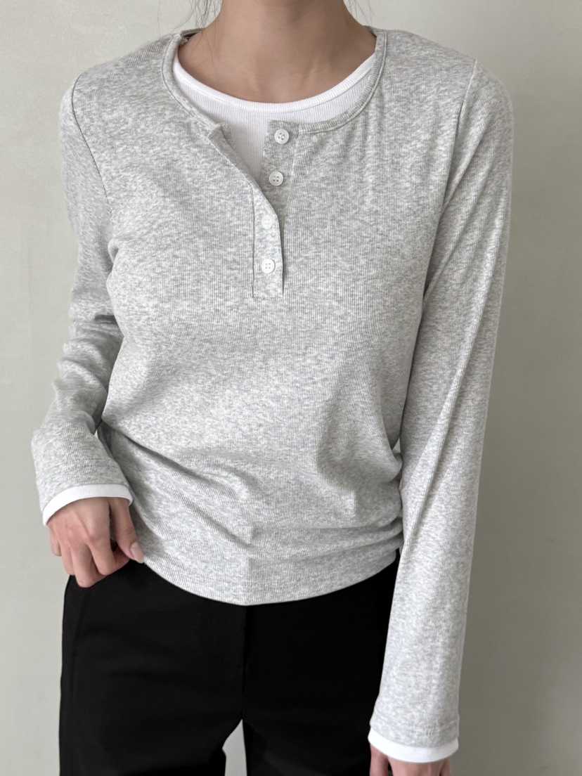 DEMAR韓國東大門直郵女裝新品熱賣人氣職業時尚26春夏長袖T恤DEMAR長袖T恤