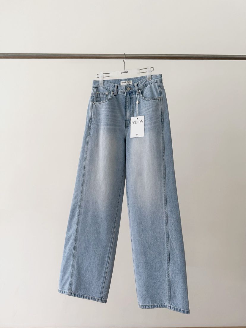 ERUME韓國直郵實拍女裝新品休閑人氣時尚26春夏熱賣牛仔褲ERUME牛仔褲