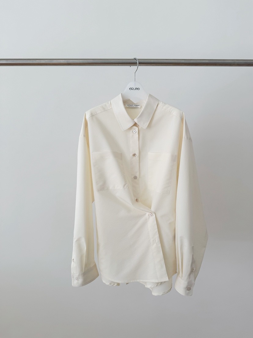 ERUME韓國直郵女士新款26春夏職業熱賣時尚休閑襯衫蕾絲衫ERUME襯衫/蕾絲衫