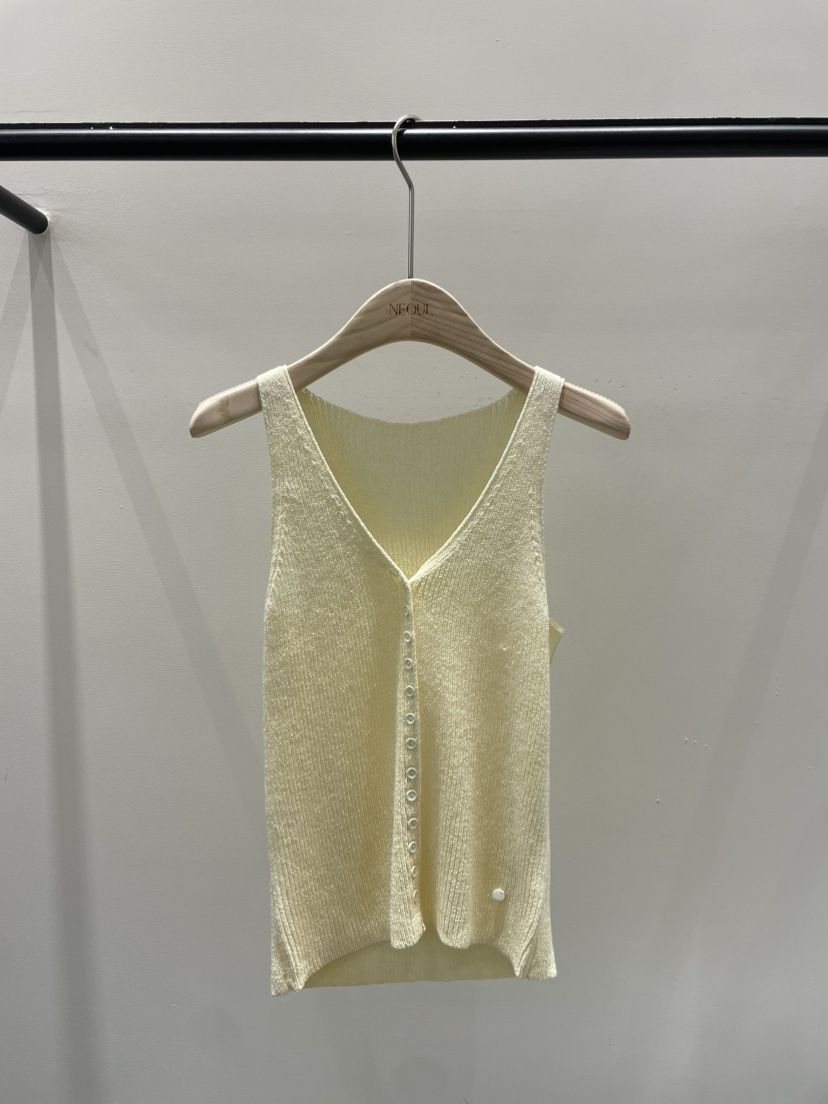 NEOUL韓國代購女裝新款時尚熱賣人氣休閑26春夏推薦吊帶背心NEOUL/ahin雙領標簽吊帶/背心