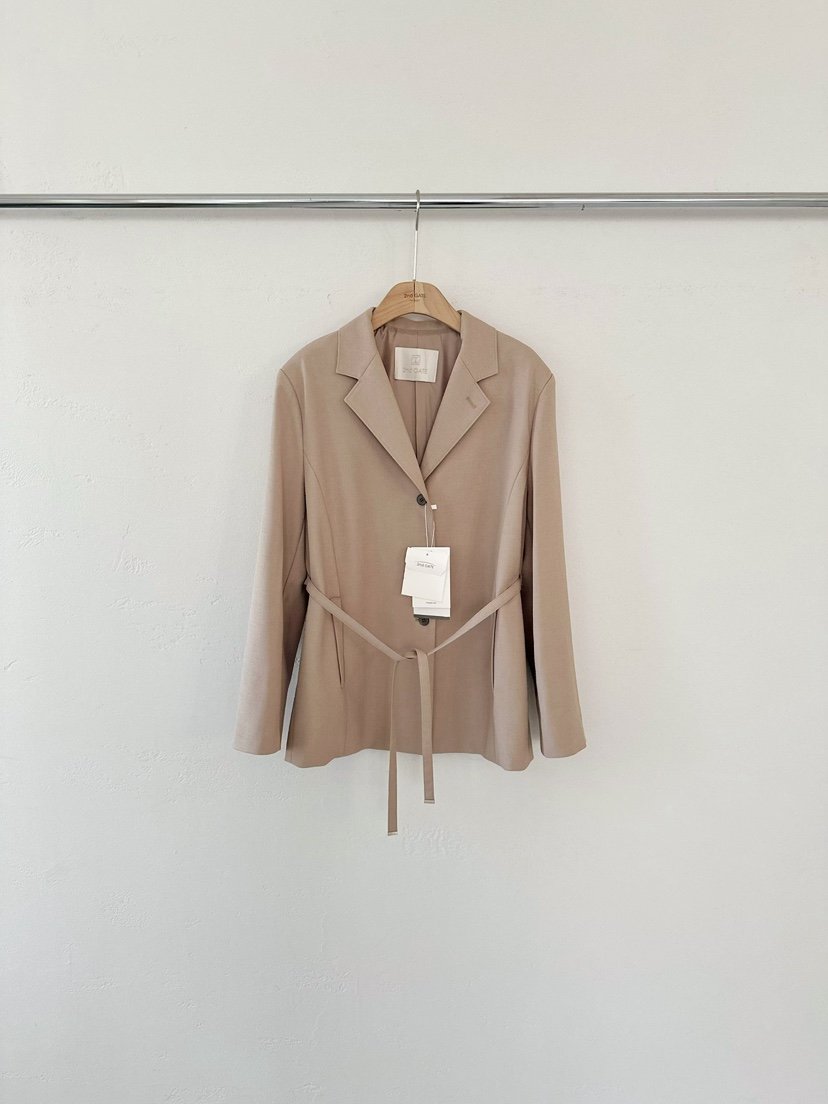 2ND GATE韓國直郵女士新款職業休閑26春夏時尚夾克含腰帶2ND GATE夾克