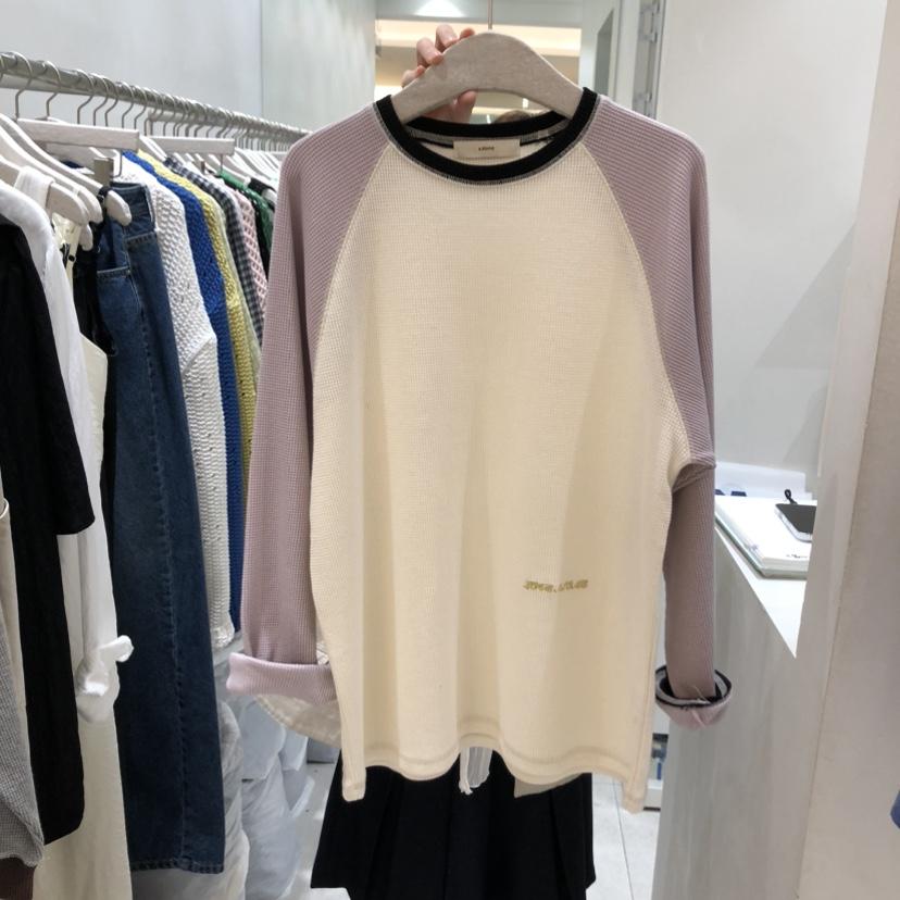 ASOME韓國代購女士新款人氣推薦休閑時尚26春夏職業長袖T恤A.SOME長袖T恤