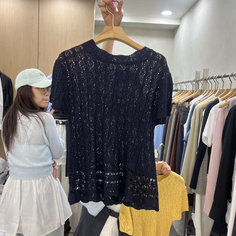 VILLABUTTON韓國東大門直郵女裝新品人氣時尚休閑26春夏T恤VILLABUTTONT恤