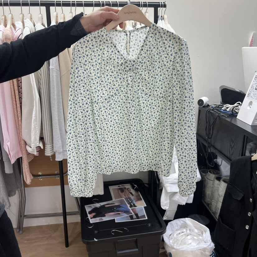 SPAGHETTI韓國東大門代購女士新款職業人氣推薦襯衫蕾絲衫spaghetti襯衫/蕾絲衫