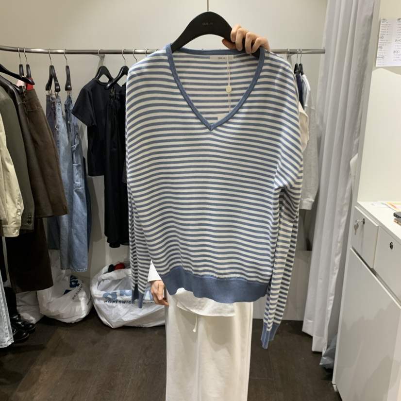 OURIN/THIS IS韓國直郵女士新款26春夏時尚針織衫拉絲絲綢OURIN/THIS IS針織衫