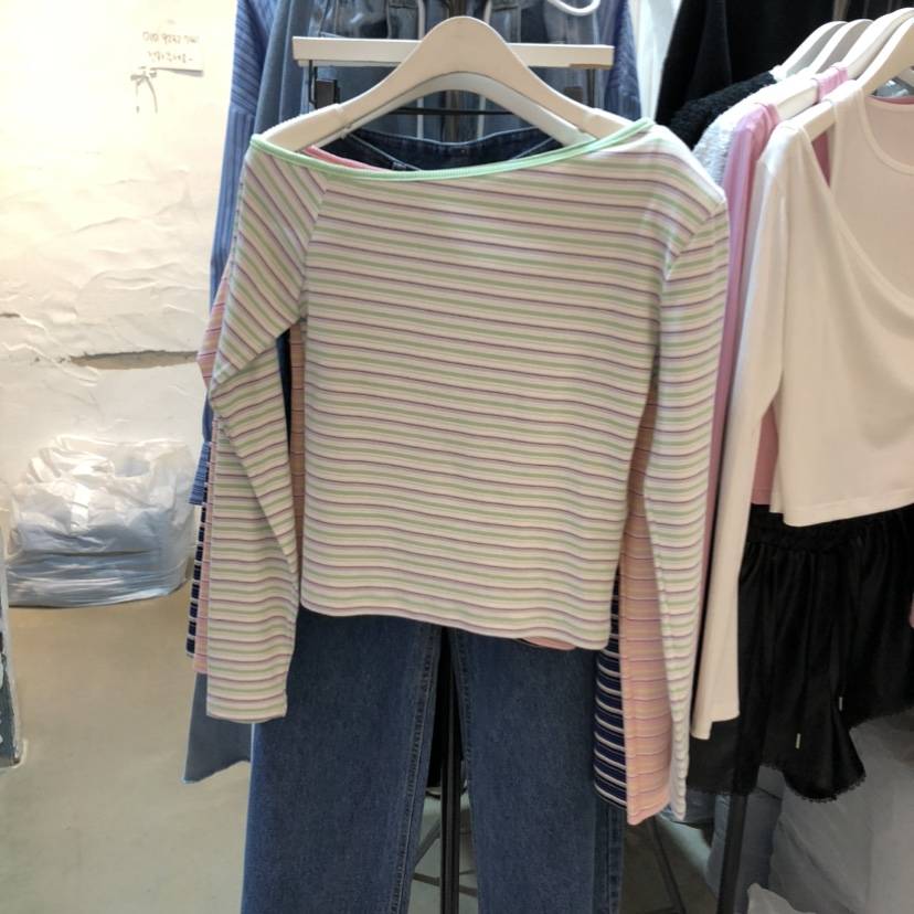 OZ韓國東大門直郵女裝新款熱賣人氣休閑職業推薦26春夏長袖T恤OZ.ounce長袖T恤