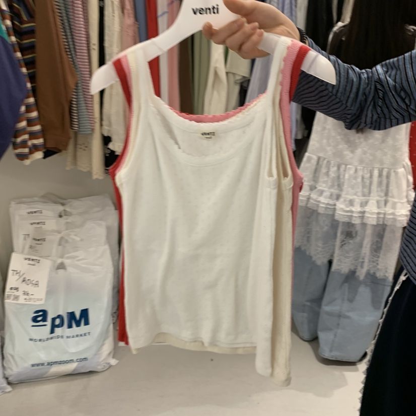 VENTI韓國代購女裝新品職業26春夏休閑人氣推薦時尚吊帶背心VENTI吊帶/背心
