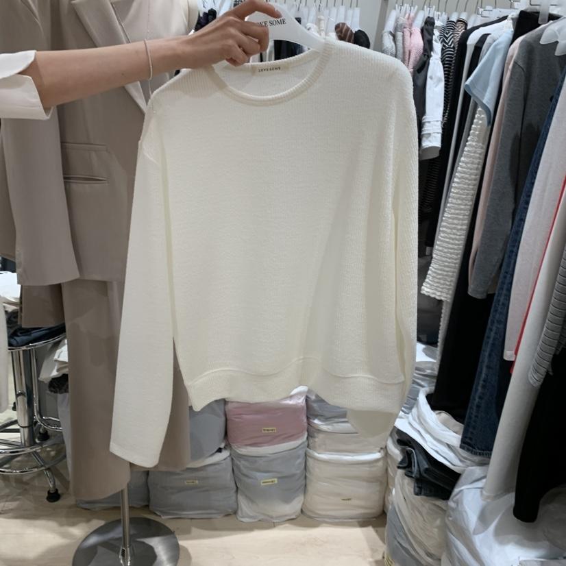 LOVE SOME韓國直郵女士新款人氣時尚職業26春夏針織衫花朵LOVE SOME針織衫