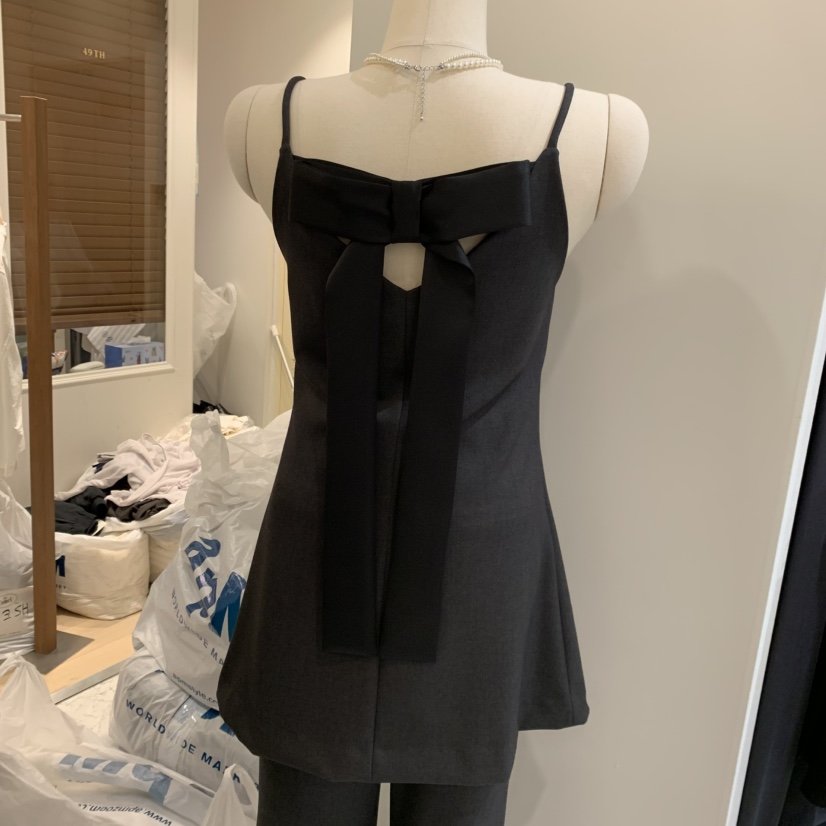 LOVE SOME韓國東大門代購女裝新款職業26春夏時尚吊帶背心LOVE SOME吊帶/背心