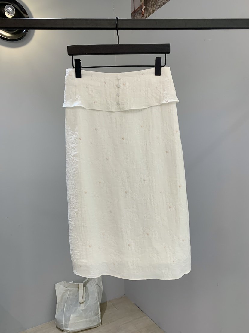 SOFTNESS韓國直郵實拍女士新款人氣26春夏休閑熱賣長裙紐扣Softness/Cosmic長裙