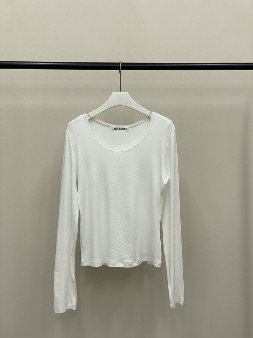 MUCH MORE/JACKPOT韓國直郵實拍女裝新款職業26春夏長袖T恤MUCH MORE/JACKPOT長袖T恤