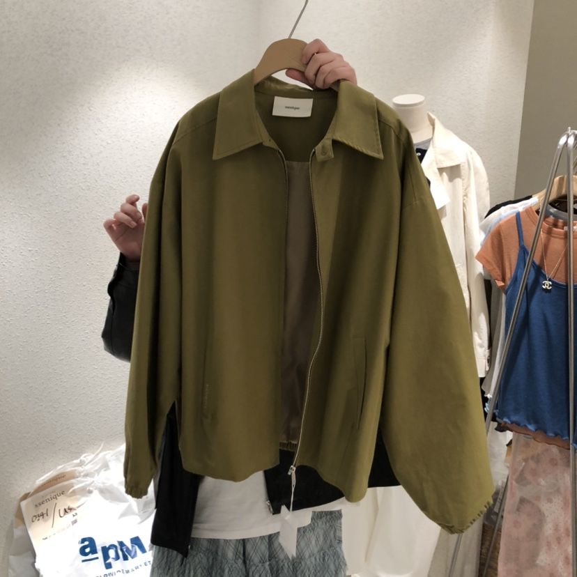 SSEMIENNE韓國直郵實拍女裝新品熱賣推薦26春夏職業休閑夾克SSENIQUE夾克