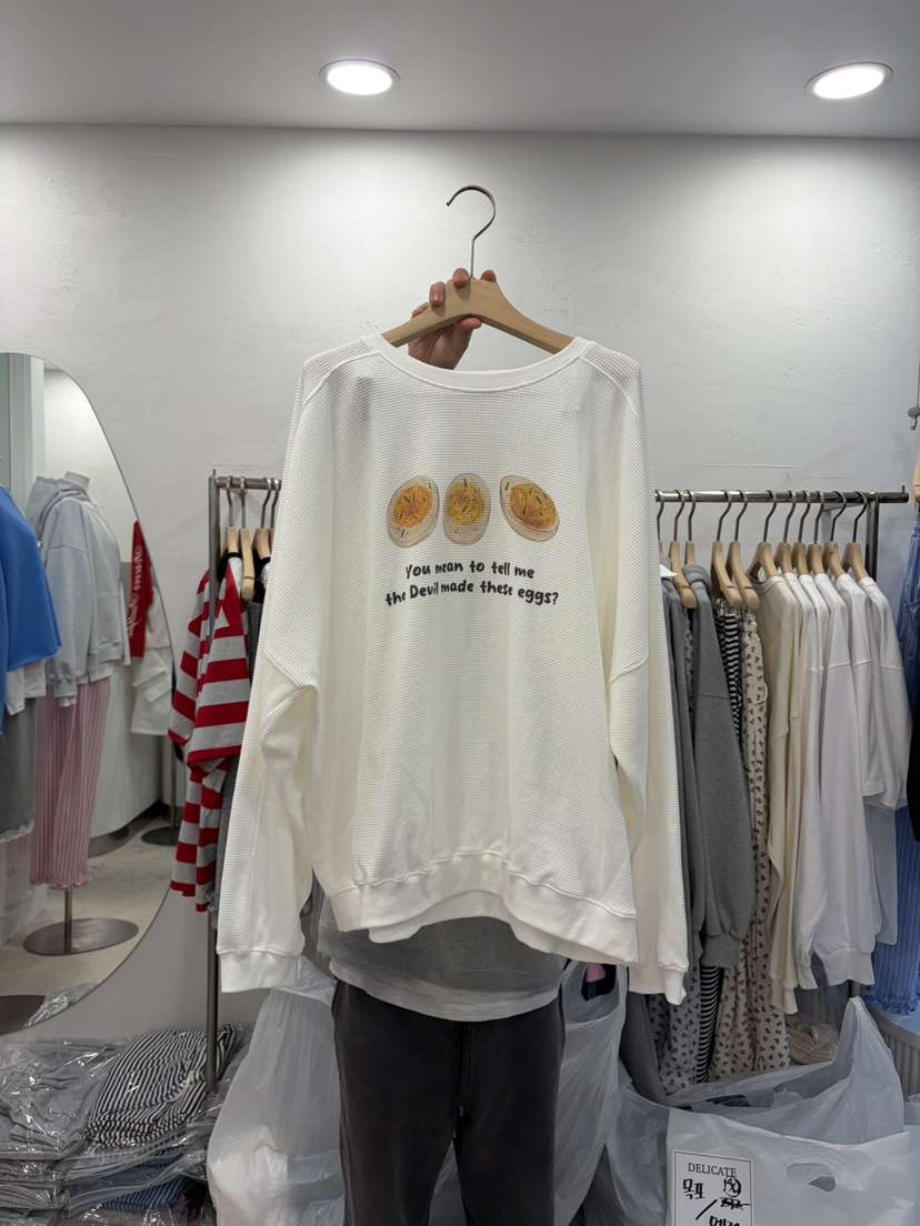 DELICATE韓國代購女士新品休閑職業熱賣時尚推薦26春夏衛衣DELICATE衛衣