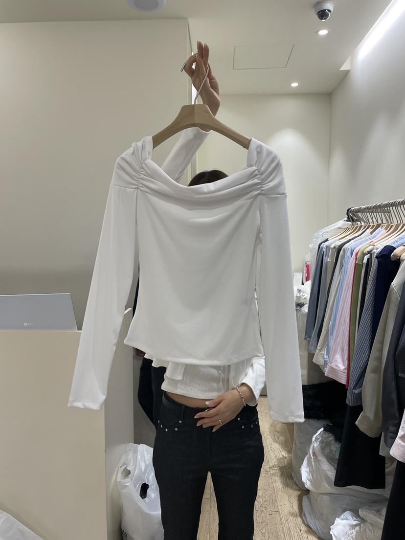 FLOWER-L韓國東大門直郵女裝新款26春夏職業熱賣長袖T恤FLOWER-L長袖T恤