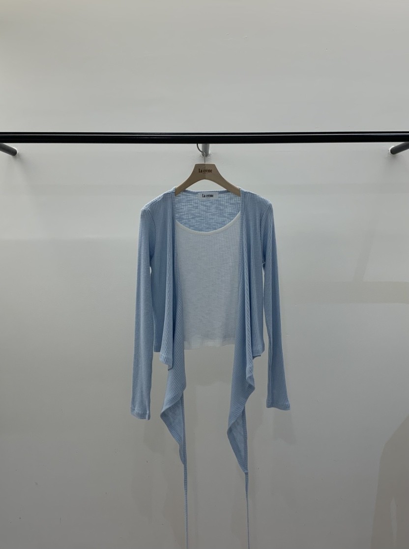 LA CREME韓國代購女士新款時尚熱賣休閑推薦針織衫假兩件LA CREME針織衫