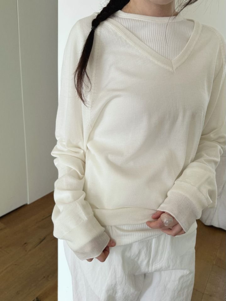 MARE韓國東大門直郵女裝新品推薦熱賣針織衫不含內搭絲綢MARE針織衫