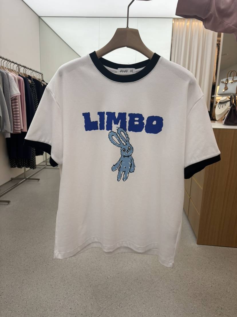 JUJU韓國代購女士新品休閑推薦熱賣職業26春夏人氣時尚T恤JUJUT恤