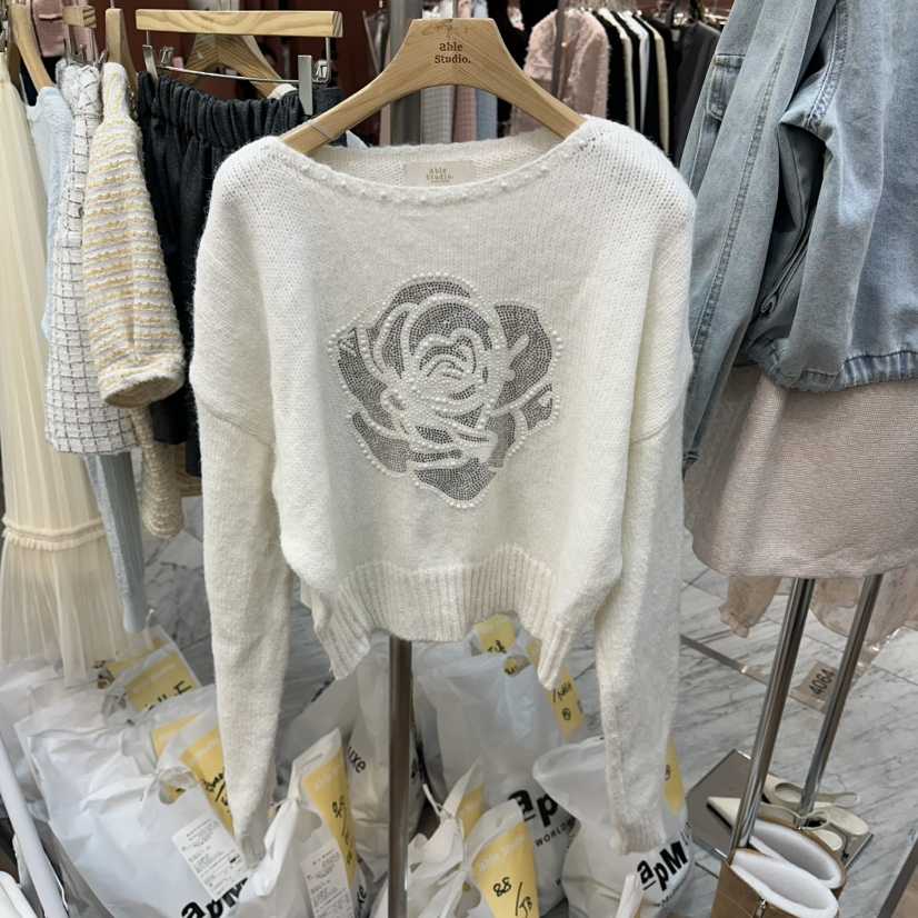 ABLESTUDIO韓國直郵女士新款推薦人氣職業休閑時尚針織衫ABLESTUDIO針織衫