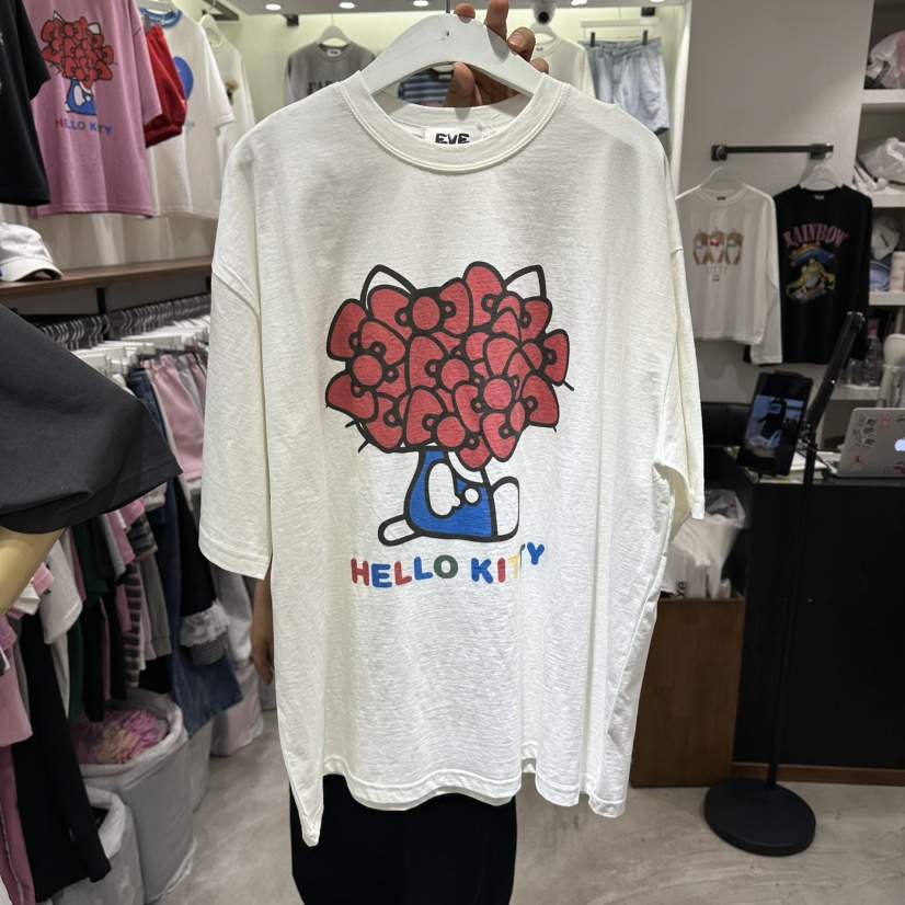 EVE韓國代購女士新品休閑人氣26春夏熱賣職業時尚推薦T恤EVET恤