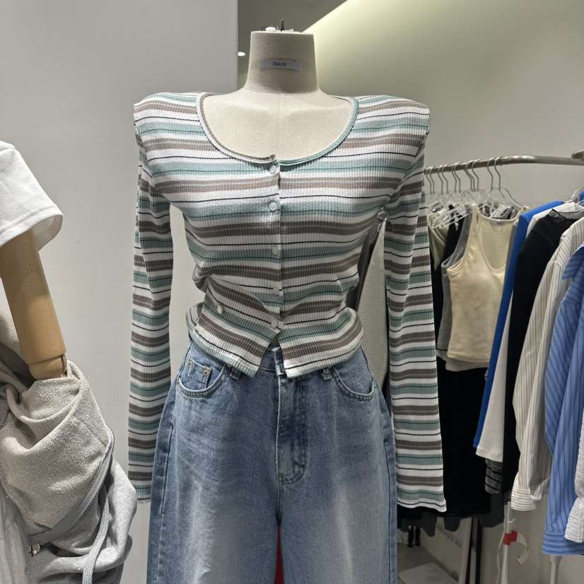 BAIE.38韓國代購女士新品26春夏推薦人氣時尚休閑針織衫BAIE.38針織衫