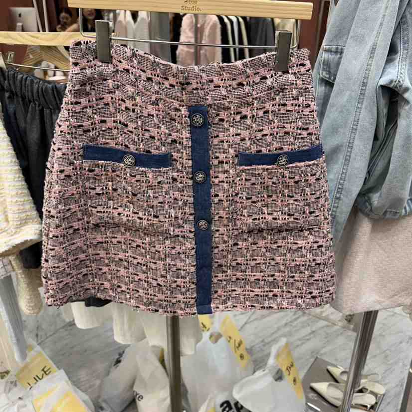 ABLESTUDIO韓國東大門直郵女裝新品時尚休閑職業推薦短裙ABLESTUDIO短裙