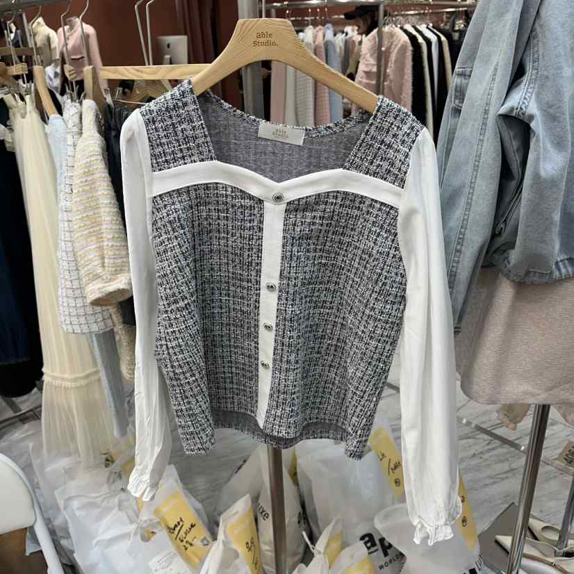 ABLESTUDIO韓國代購女裝新品時尚人氣26春夏熱賣襯衫蕾絲衫ABLESTUDIO襯衫/蕾絲衫