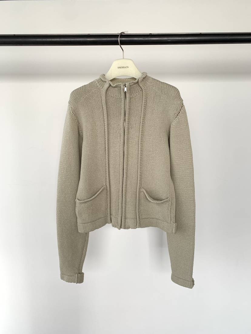 UNDERSON韓國直郵實拍女士新款26春夏職業人氣針織衫拉鏈UNDERSON針織衫