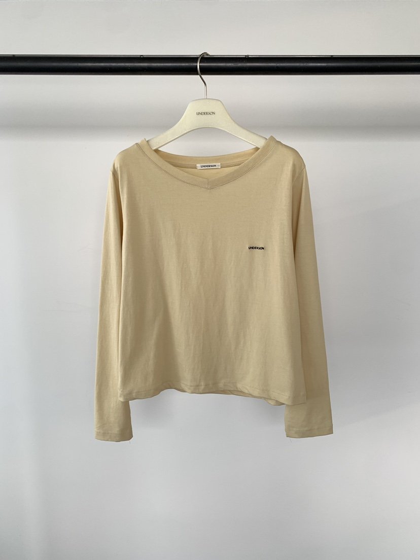UNDERSON韓國直郵女士新品26春夏人氣職業熱賣時尚長袖T恤UNDERSON長袖T恤
