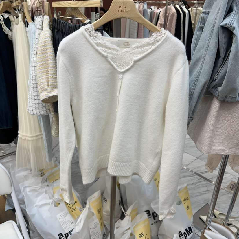 ABLESTUDIO東大門代購女裝新款26春夏休閑職業真品針織衫ABLESTUDIO針織衫