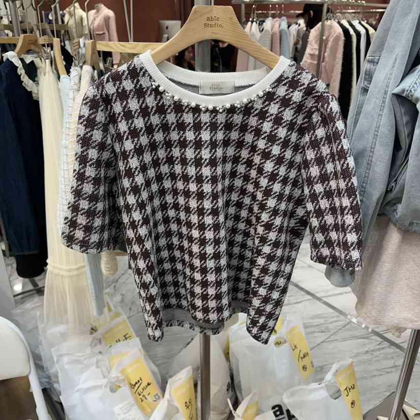 ABLESTUDIO東大門直郵女士新品推薦職業26春夏休閑針織衫ABLESTUDIO針織衫