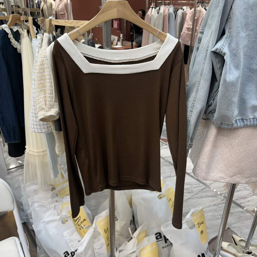 ABLESTUDIO東大門實拍女裝新品真品職業時尚人氣26春夏長袖T恤ABLESTUDIO長袖T恤