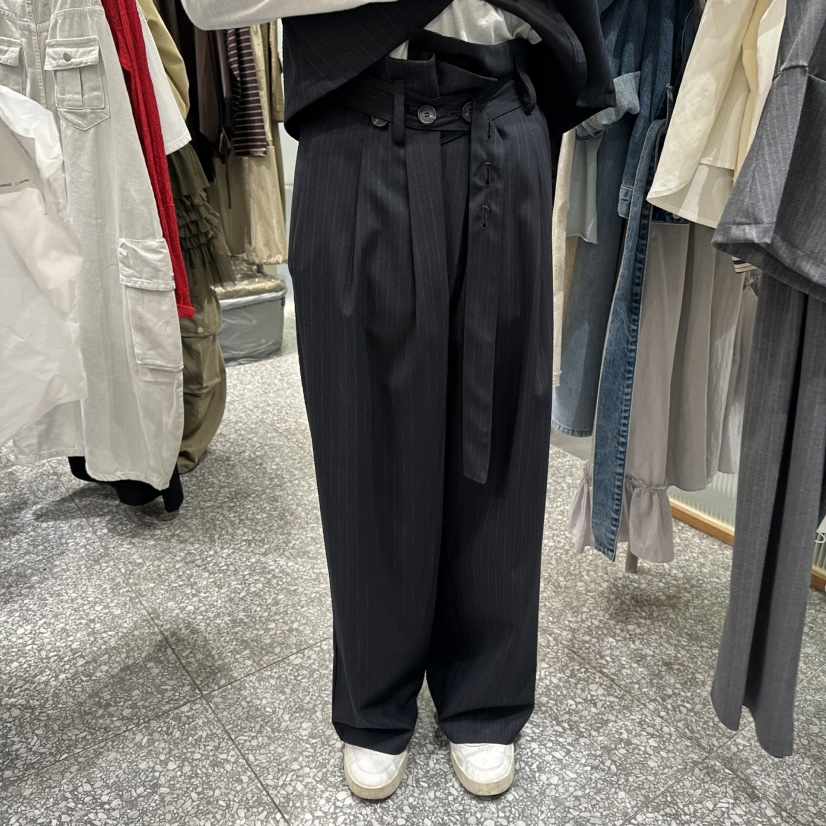 SOF東大門代購女士新品真品26春夏人氣時尚職業休閑褲含腰帶SOF休閑褲