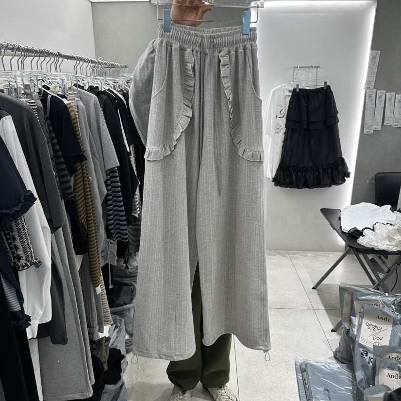 ANDE韓國代購女士新款真品休閑熱賣時尚推薦職業人氣休閑褲Ande休閑褲