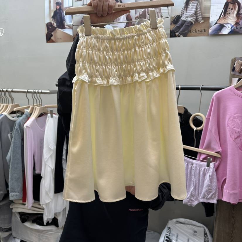 STICK WITH東大門直郵女裝新品休閑26春夏時尚半身裙中短裙STICK WITH半身裙/中短裙