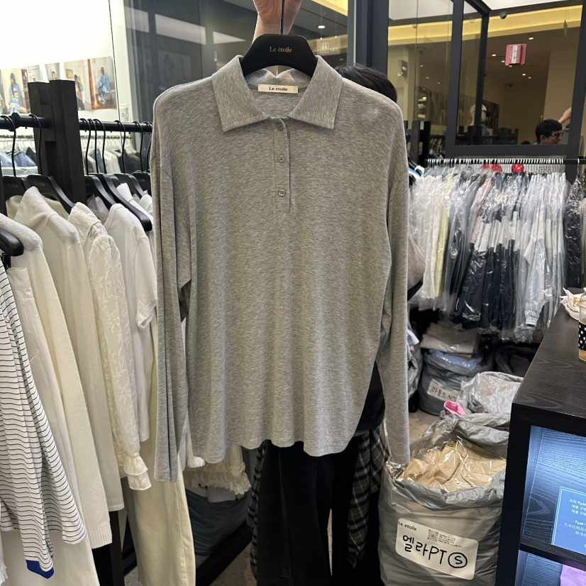 LE ETOILE韓國直郵女士新款人氣時尚休閑職業真品長袖T恤Le etoile長袖T恤